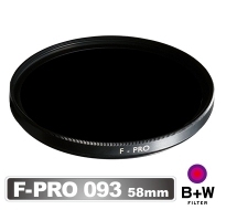 B+W F-Pro 093 IR 58mm dark red 830 紅外線光學濾鏡